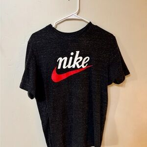 Nike Black Tee with White Accents